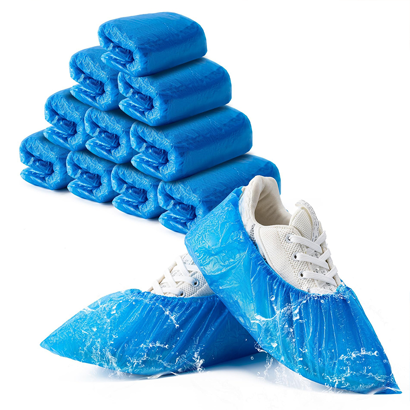 Dust Shoe Cnc - 100/200 قطعة غطاء أحذية بلاستيكي مقاوم