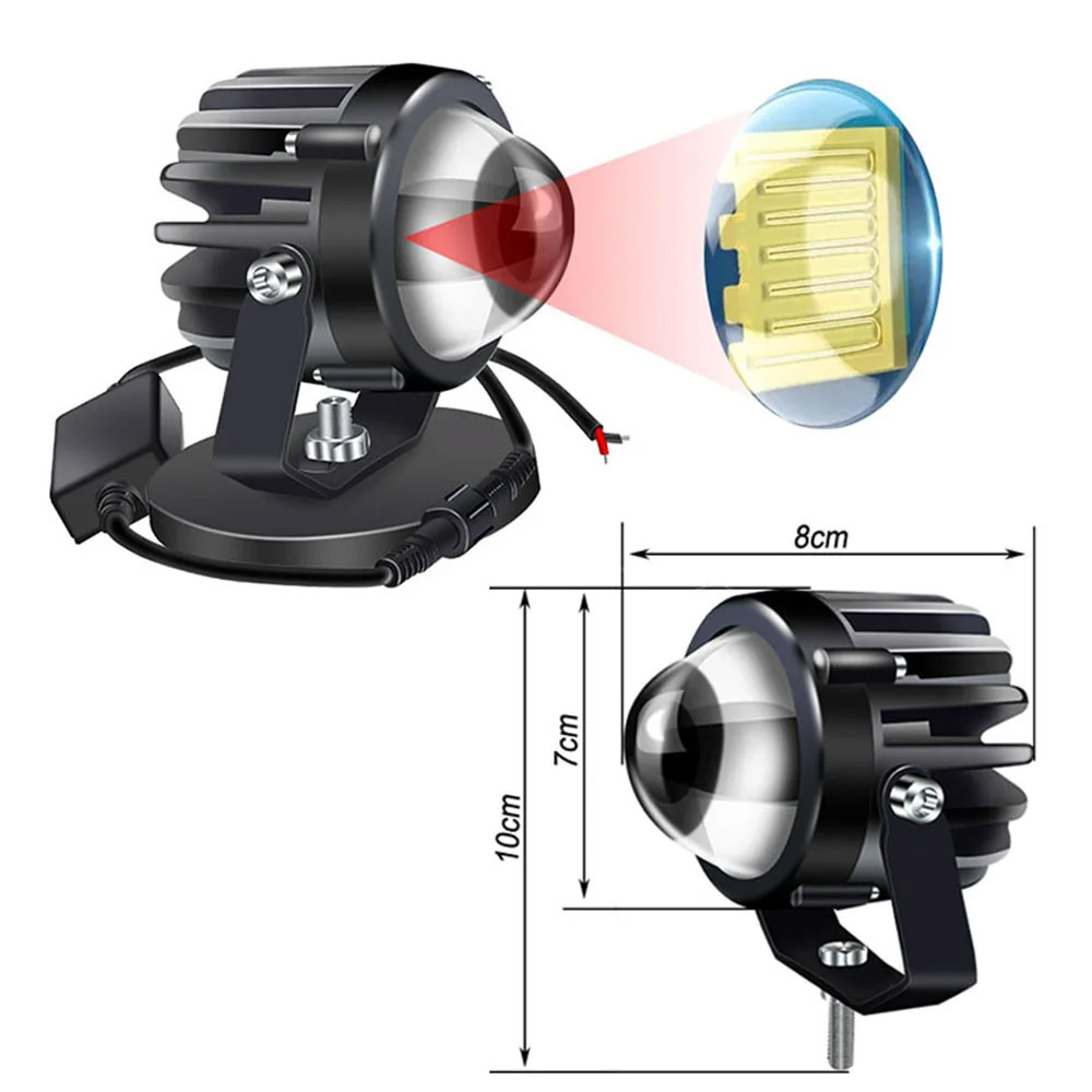 مصباح جهاز عرض ليزر للدراجة ال - مراجعة Laser Focus Lens وسعره