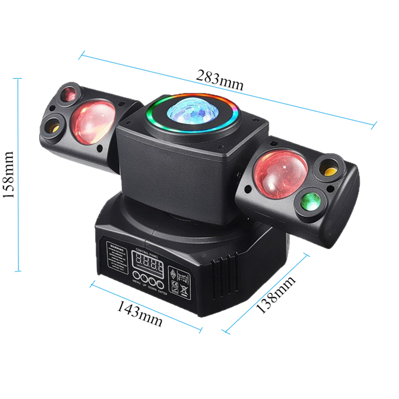 DMX الملونة LED شعاع الليزر ست - مراجعة Laser Power Supply 60W وسعره