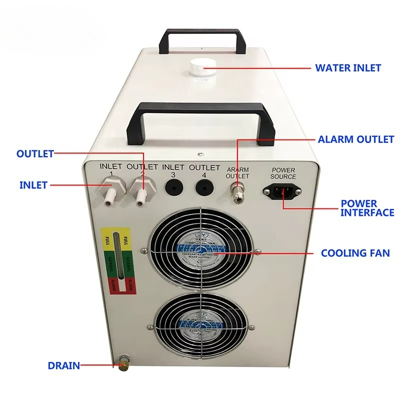 مبرد مياه صناعي CW 5200 بسعر ا - مراجعة Industrial Laser Machine Price وسعره