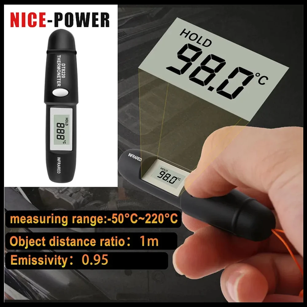 DT8220 جهاز استشعار صغير بالأش - مراجعة Industrial Laser Pen وسعره