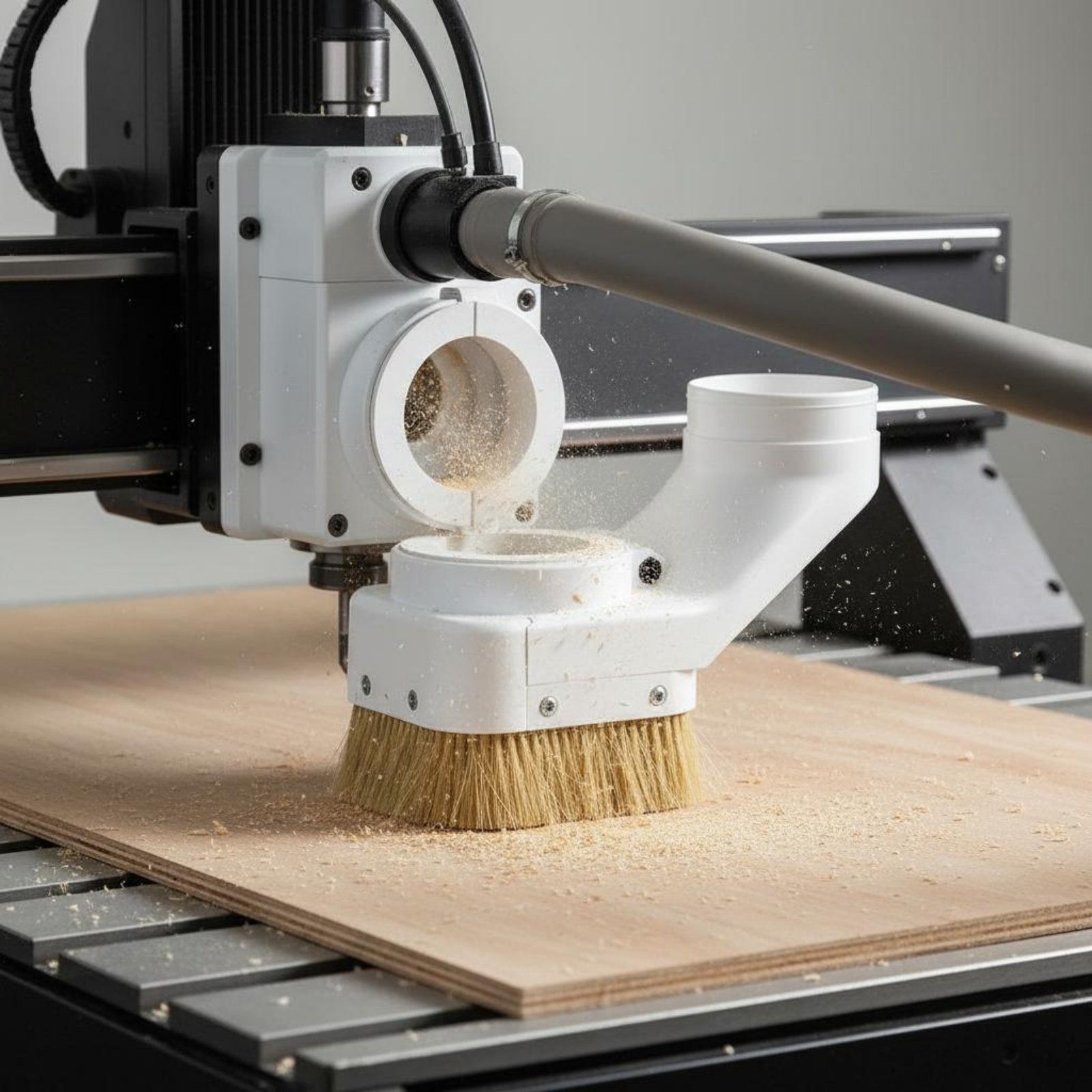 غطاء غبار لآلة النقش والراوتر  - مراجعة Dust Shoe Cnc وسعره