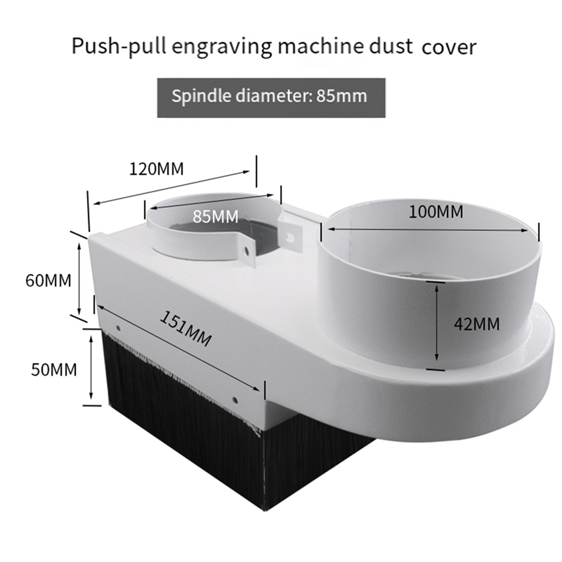 CNC راوتر مجمع الغبار آلة نقش  - مراجعة Dust Shoe Cnc وسعره