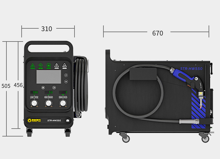 ماكينة لحام ليزر محمولة صناعية - مراجعة Industrial Laser Welding Machine Hand Held وسعره