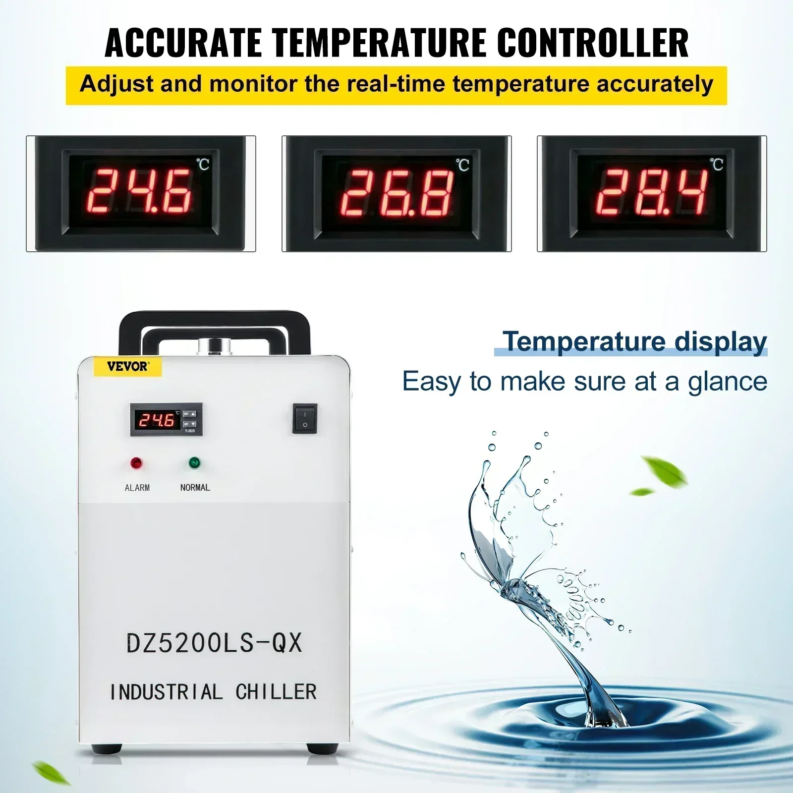 جهاز تبريد مائي SIHAO CW-3000  - مراجعة Laser Chiller Water Cooler وسعره