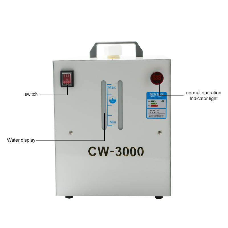 المبرد الصناعي CW-3000 9L النق - مراجعة Laser Chiller Water Cooler وسعره