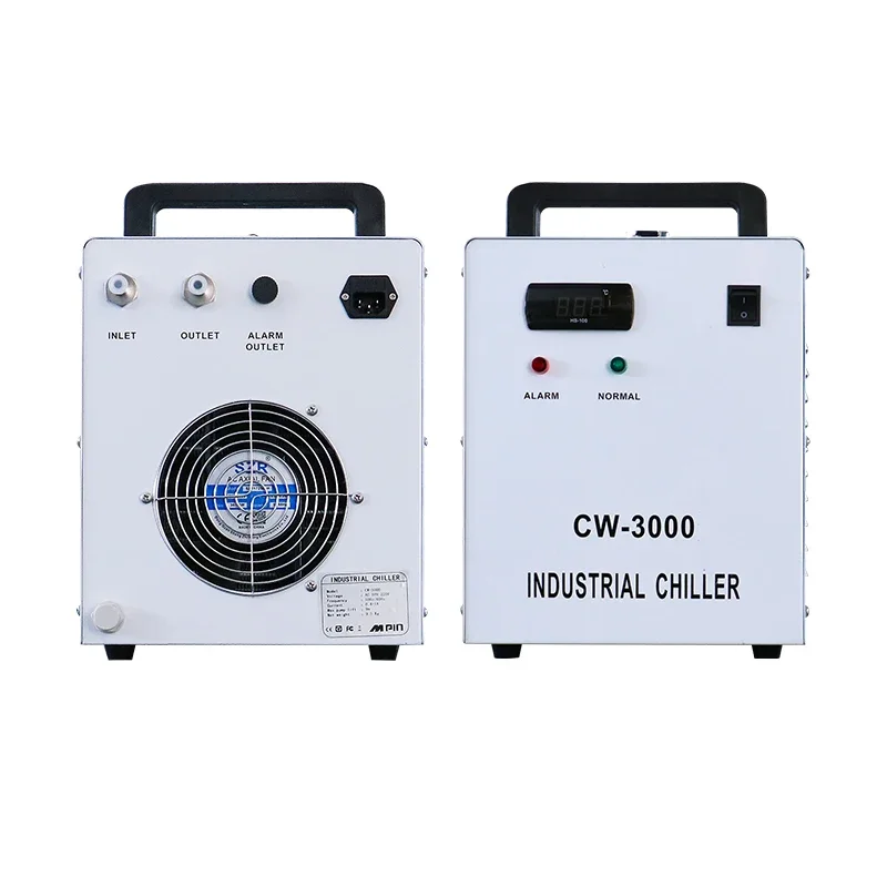 جديد 9L CW-3000 مبرد مبرد المي - مراجعة Laser Chiller Water Cooler وسعره